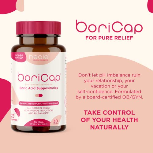 BoriCap 30 and UroQuel 30 Bundle for Vaginal pH and Overactive Bladder BoriCap Au supplements