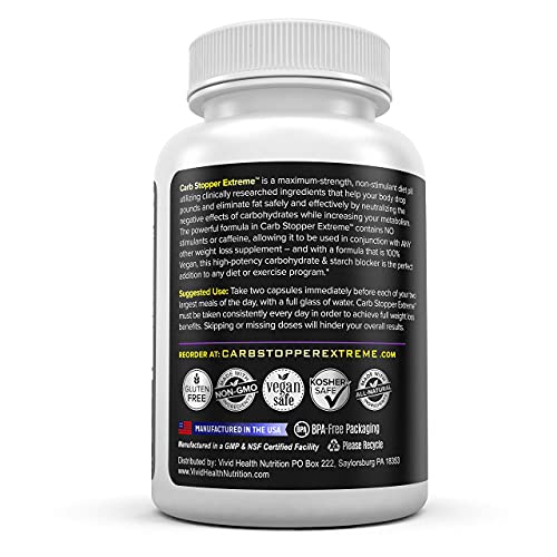 Carb Stopper Extreme: Maximum Strength, Natural Carbohydrate and Starch Neutralizer Carb Stopper Extreme Au supplements