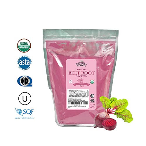HQOExpress Organic Beetroot Powder - Organic Superfood - Nitric Oxide Booster - Non HQO HIGH QUALITY ORGANICS Au supplements