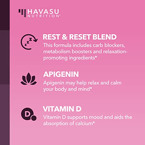 Night Time Fat Burner for Women | Weight Loss and Sleep Support Blend With Apigenin HAVASU NUTRITION Au supplements