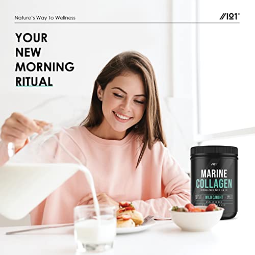 Marine Collagen Powder Supplement - 400g - Wild-Caught Canadian Marine Collagen - Unflavoured - Types 1 & 3 Hydrolysed Collagen ALPHA01 Au supplements