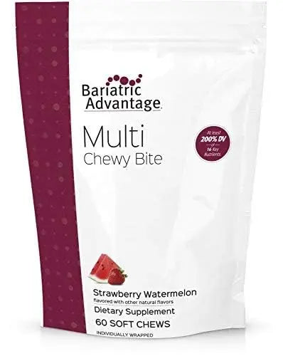 Bariatric Advantage Multi Chewy Bite - Soft Chew Multivitamin for Bariatric Surgery Bariatric AdvantageAU supplements