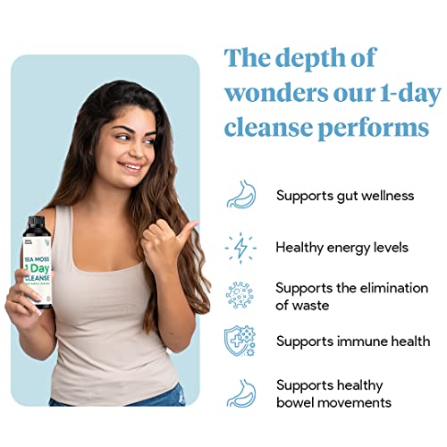 Sea Moss 1 Day Cleanse - Full Body Detox to support bowel movements, Kidney Health Atlantic Naturals Au supplements