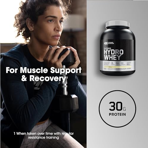 Optimum Nutrition Platinum Hydrowhey Protein Powder, 100% Hydrolyzed Whey Isolate Optimum Nutrition Au supplements