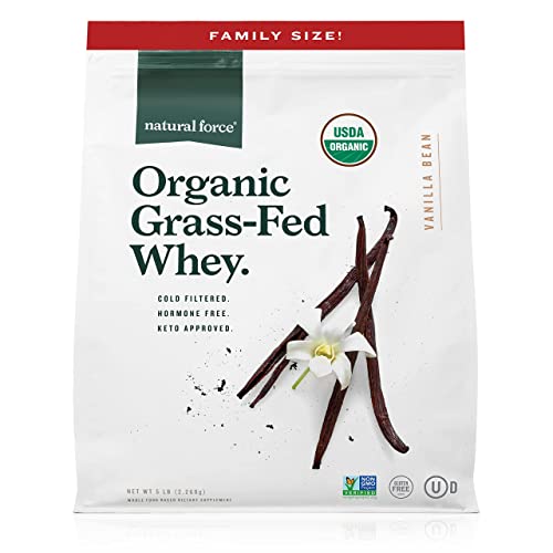 Natural Force Grass Fed Organic Whey Protein Powder – Non GMO Verified, Humane Natural Force Au supplements