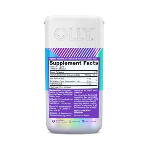 OLLY Combat Cravings, Metabolism & Energy Support Supplement - 30 Ct OLLY Au supplements