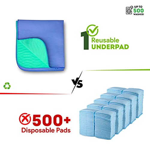IMPROVIA® Washable Underpads, 34" x 36" (Pack of 6) - Heavy Absorben IMPROVIA Au supplements