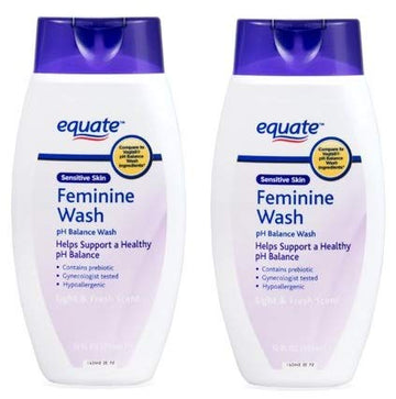 Equate Sensitive Skin Feminine pH Balance Wash, 12 Fl oz (Pack of 2) Msupps.com Au supplements