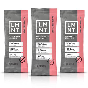 LMNT Zero-Sugar Electrolytes - Raspberry Salt - Hydration Powder Packets | No Dodgy Drink LMNT Au supplements