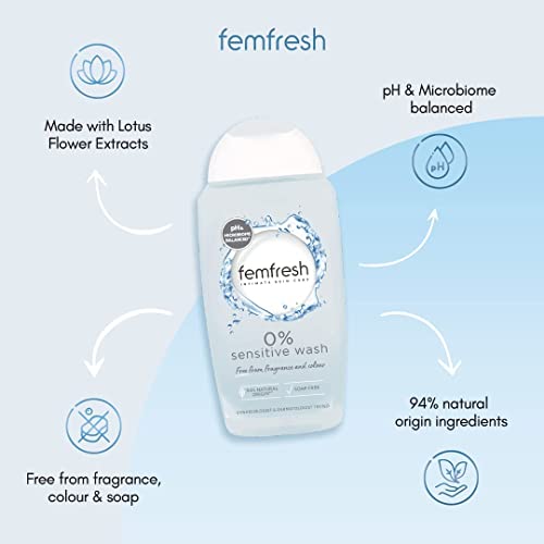 Femfresh Intimate Skin Care 0% Wash, 250ml Femfresh Au supplements