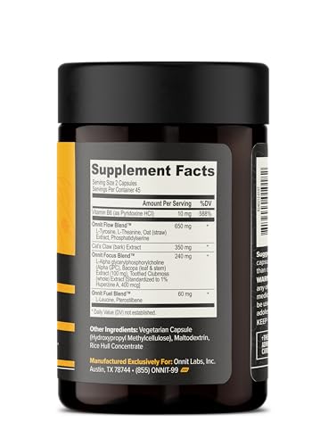 ONNIT Cognitive & Mood Support Bundle: Alpha Brain Nootropic Capsules (90 Count) + New Mood Stress Support Capsules (60 Count), IGEN Non-GMO Tested Focus, Clarity, Relaxation & Sleep, Pack of 2 ONNIT Au supplements