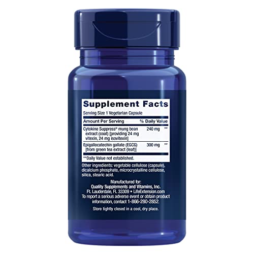 Life Extension Cytokine Suppress with EGCG, 30 Count Life Extension Au supplements