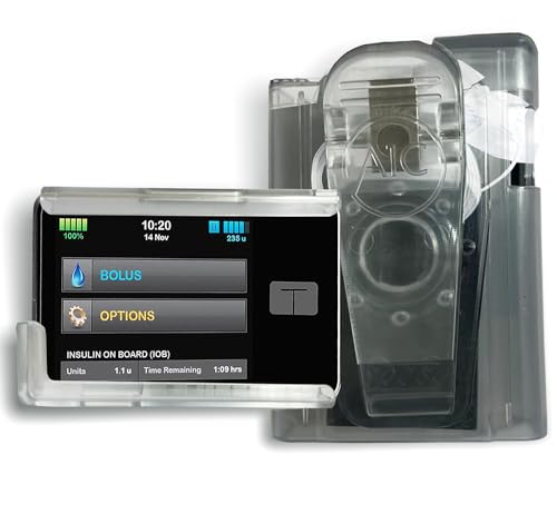 (2023-24 Model) A1C Pump Case, 360 Rotating Case for Tandem Tslim, t:Slim X2, t:Slim G4 PUG PROTECTIVE GEARAU supplements