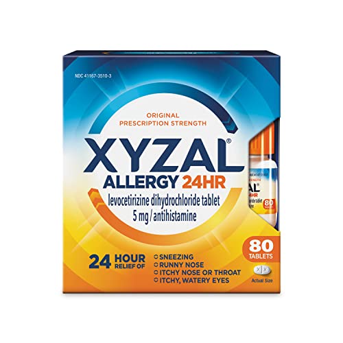Xyzal Allergy Pills, 24-Hour Allergy Relief, 80-Count, Original Prescription Strength Xyzal Au supplements