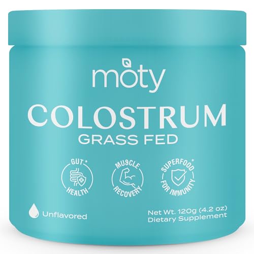 Moty Bovine Colostrum Grass Fed Powder Supplement for Gut Health, Muscle Recovery Moty Au supplements