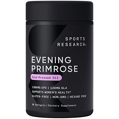 Sports Research Evening Primrose Supplement from Cold Pressed Oil Sports Research Au supplements