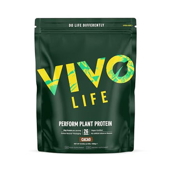 Vivo Life Perform Raw Cacao Flavour Vegan Protein Powder - BCAA Pea & Hemp Blend Vivo life Au supplements