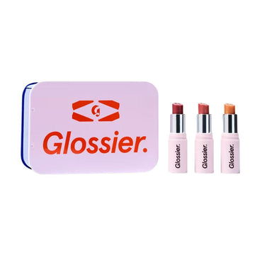 Glossier Mini Ultralip Trio Holiday Gift Set: Pony+, Villa+, Trophy – High-Shine Hydrating Lipstick Minis 0.16 oz Glossier Au supplements