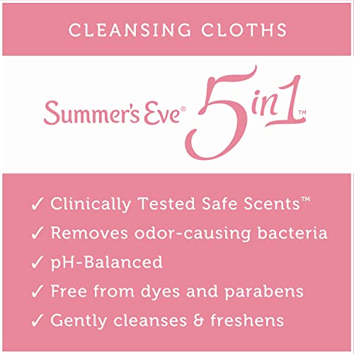 Summer's Eve Sheer Floral Daily Refreshing Feminine Wipes, Removes Odor, pH balanced Summer's Eve Au supplements