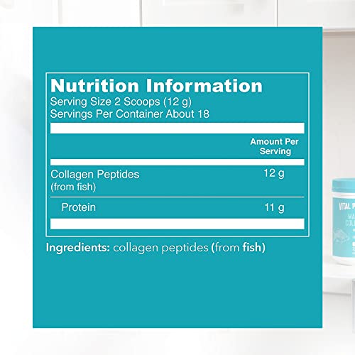 Vital Proteins Marine Collagen Peptides Powder Supplement - Hydrolyzed Collagen - 221g Canister VITAL PROTEINS Au supplements