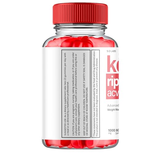 (5 Pack) Keto Ripped ACV Gummies, Keto Ripped ACV Gummies Advanced Weight Loss S.O Labs Au supplements