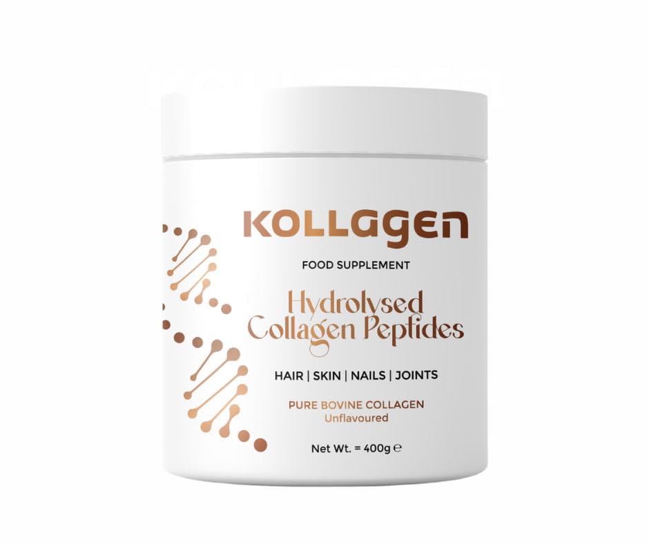 100% Pure Collagen Peptides Powder 400g Kollagen: Hydrolysed Bovine Collagen Peptides (Type 1) My Store Au supplements
