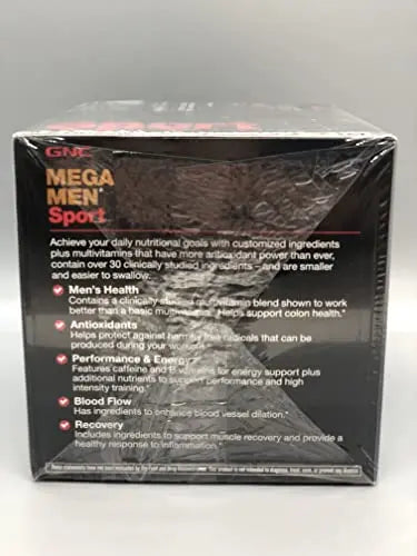 Mega Men Sport Vitapak Program, Convenient Complete Nutrition, 4 Products in 1 Packet, Athletic Performance, Energy, Recovery GNC Au supplements