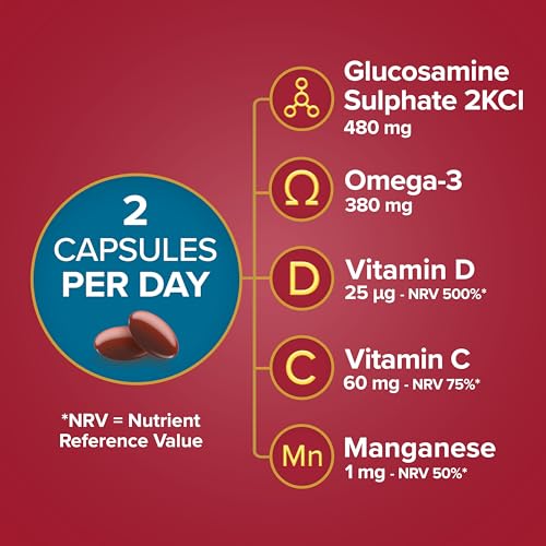 Seven Seas JointCare Supplex, With Glucosamine, Omega-3, Vitamins C, D and E Seven Seas Au supplements