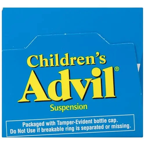 Children's Advil Pain Reliever and Fever Reducer, Dye Free and Sugar Free Ibuprofen Oral Suspension, Berry Flavored - 4 Fl Oz Children's Advil Au supplements