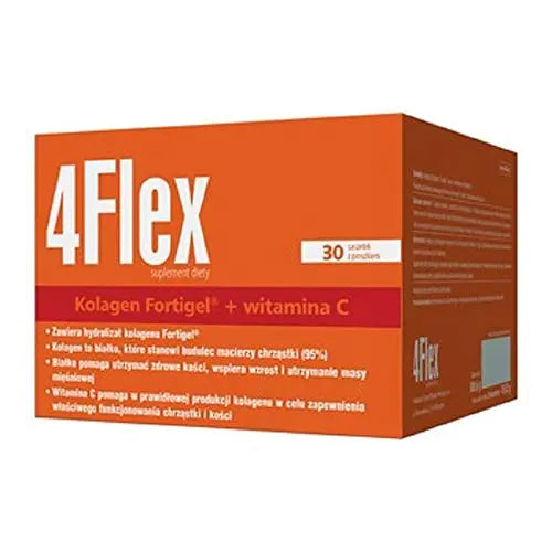 4 Flex HYDROLYZATE FORTIGEL Generation Collagen 30 sachets YawhevgAU supplements