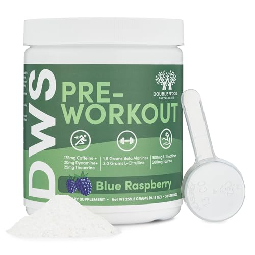 Pre Workout Powder for Men & Women (30 Servings of Caffeine, Beta Alanine, L-Citrulline Double Wood Supplements Au supplements