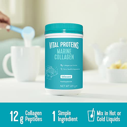 Vital Proteins Marine Collagen Peptides Powder Supplement - Hydrolyzed Collagen - 221g Canister VITAL PROTEINS Au supplements