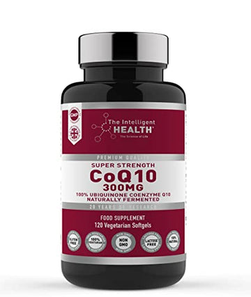 Ubiquinone Coenzyme Q10 300mg Softgel Capsules, 120 Super Strength Vegan Friendly The Intelligent Health Au supplements