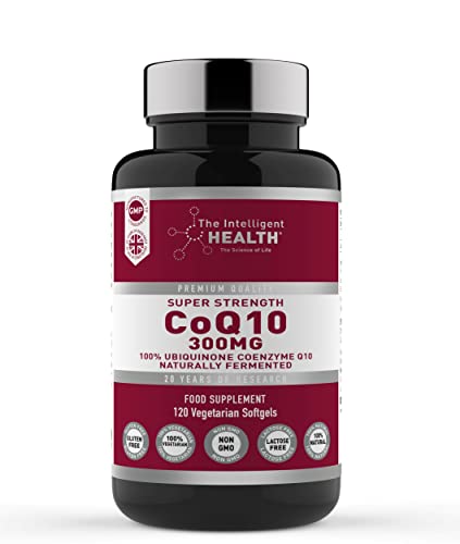 Ubiquinone Coenzyme Q10 300mg Softgel Capsules, 120 Super Strength Vegan Friendly The Intelligent Health Au supplements