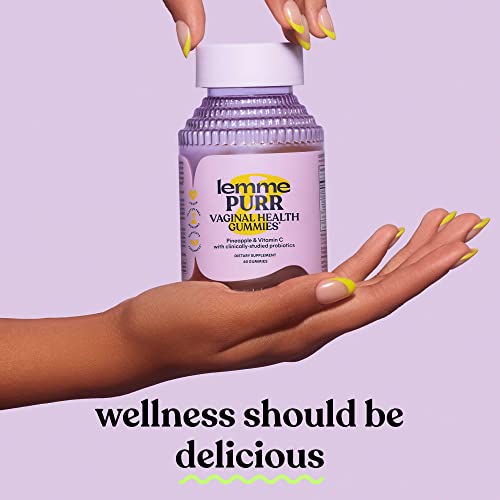 Lemme Purr Vaginal Probiotic Gummies for Women - Balanced pH, Healthy Odor, Yeast Balance & Flora Lemme Au supplements