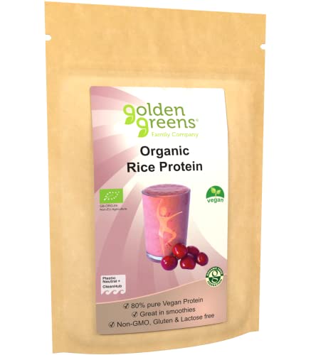 Golden Greens Organic Rice Protein Powder 250 g Golden Greens Au supplements