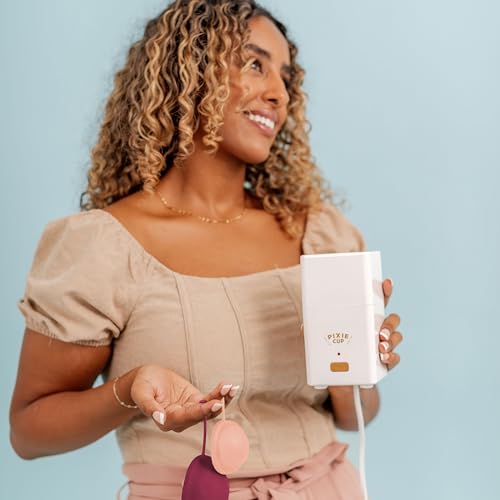 Pixie Menstrual Cup Sterilizer + Large & Small Pixie Disc - Kill 99.9% of Germs with Menstrual Cup Pixie Cup Au supplements