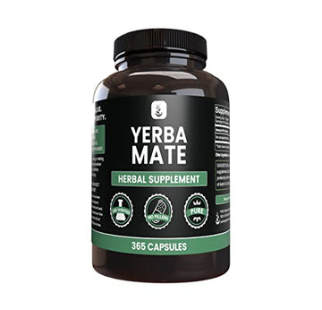PURE ORIGINAL INGREDIENTS Yerba Mate (365 Capsules), No Magnesium Or Rice Fillers PURE ORIGINAL INGREDIENTS Au supplements