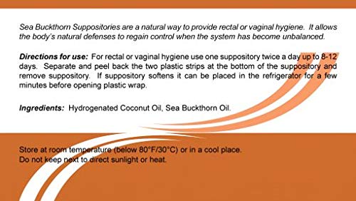 Suppositories with Sea-Buckthorn Oil (10 pcs) Sudopo plk Au supplements