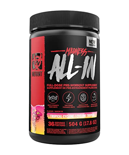 Mutant | Madness and Madness All-in | Double Pre-Workout Bundle | Fruit Punch and Melon Mutant Au supplements