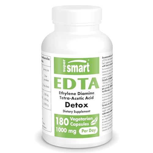 Supersmart - EDTA 1000mg per Day - Calcium Disodium EDTA Supplement | Non-GMO Supersmart Au supplements