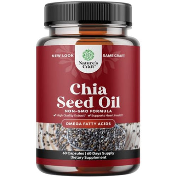Potent Chia Seed Extract Pills for Men and Women Natural Supplement for Weight Loss Natures Craft Au supplements