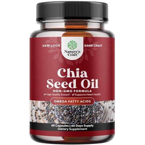 Potent Chia Seed Extract Pills for Men and Women Natural Supplement for Weight Loss Natures Craft Au supplements