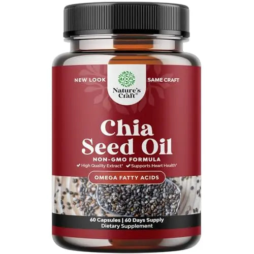 Potent Chia Seed Extract Pills for Men and Women Natural Supplement for Weight Loss Natures CraftAU supplements