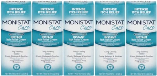 Monistat Care Maximum Strength Instant Itch Relief Cream, 1 Ounce each (Value Pack of 5) My Store Au supplements