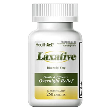 HealthA2Z Laxative Bisacodyl 5mg | 250 Counts | Gentle and Fast Overnight Relief HealthA2Z Au supplements