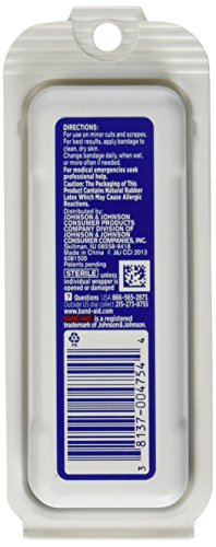 Band-Aid Flex Fabric Travel Pack - 8 Count, Pack of 12 Band-Aid Au supplements