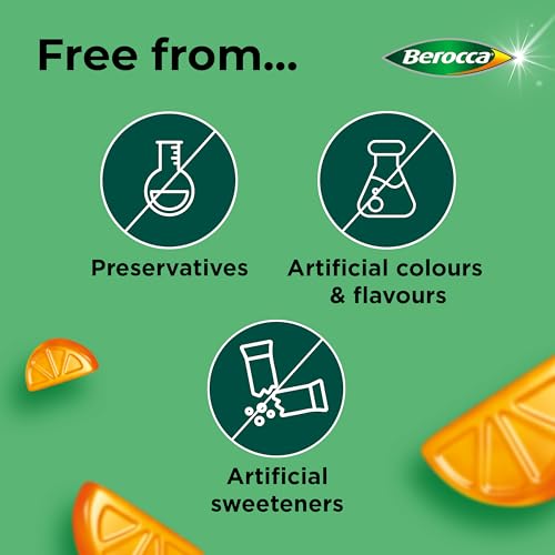 Berocca Immuno Gummy Vitamins, Orange Flavour, Bursting with Immune System Berocca Au supplements