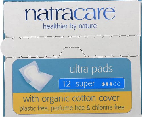 Natracare Pads Ultra Super Wings, 12 ct NATRACARE Au supplements