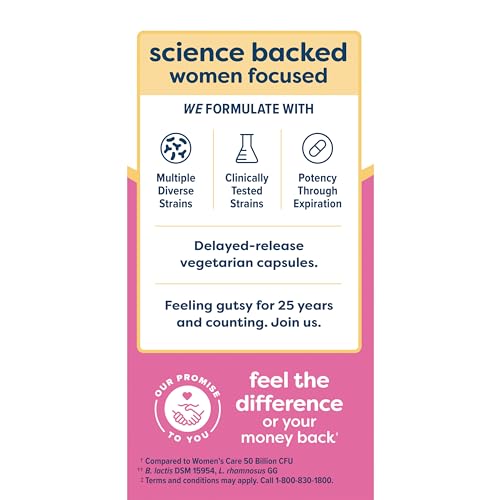 Renew Life Women's Probiotic Capsules, Supports Vaginal, Urinary, Digestive and Immune Renew Life Au supplements